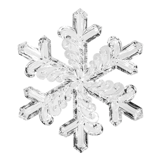 Crystal Spiral 9" Acrylic Snowflake