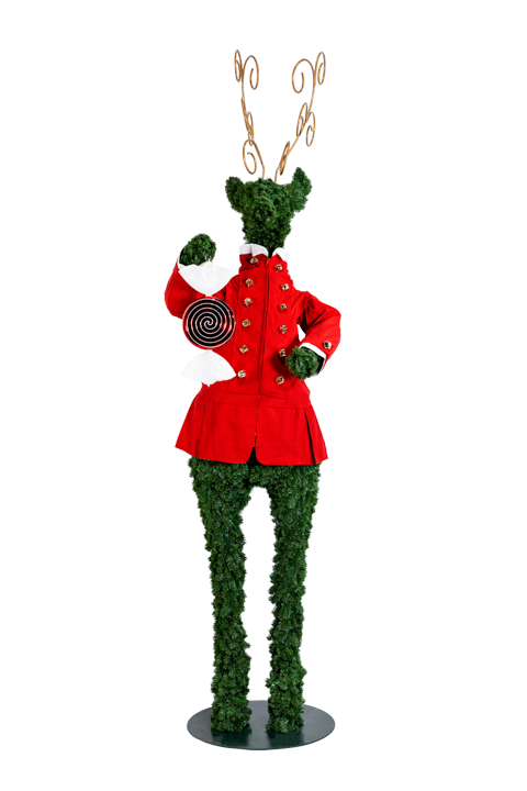 Waving/Pointing Deer Greeter Dekra-Lite