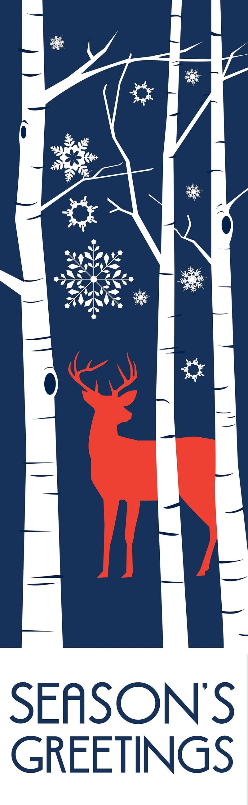 Deer Season Single Vinyl Banner