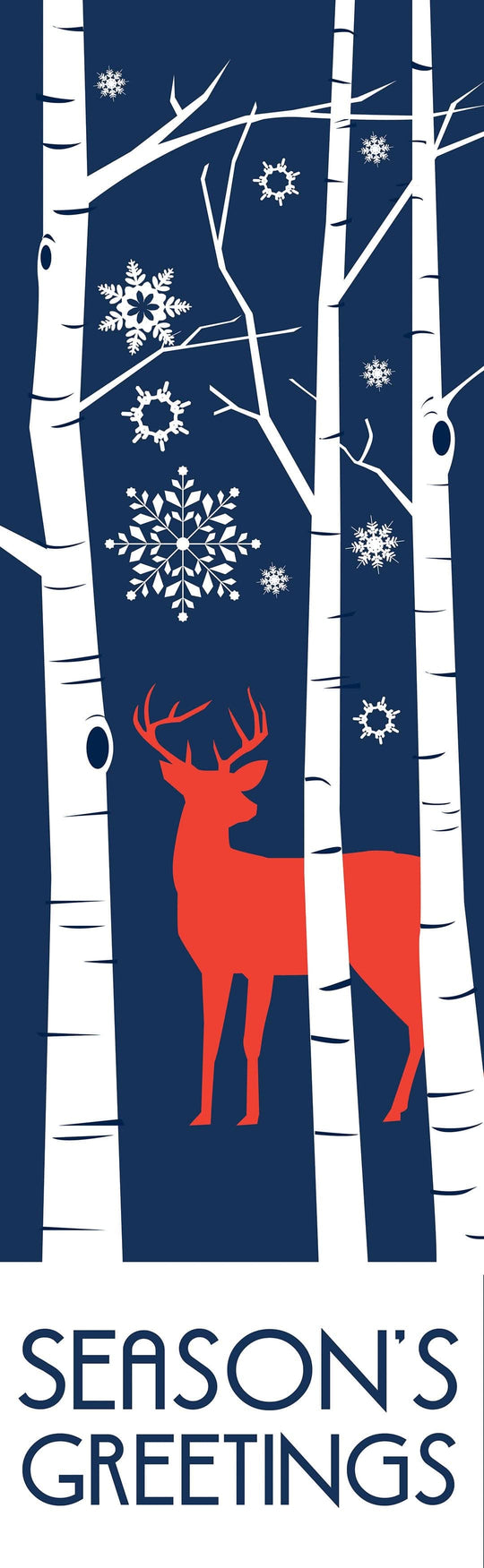 Deer Season Single Vinyl Banner