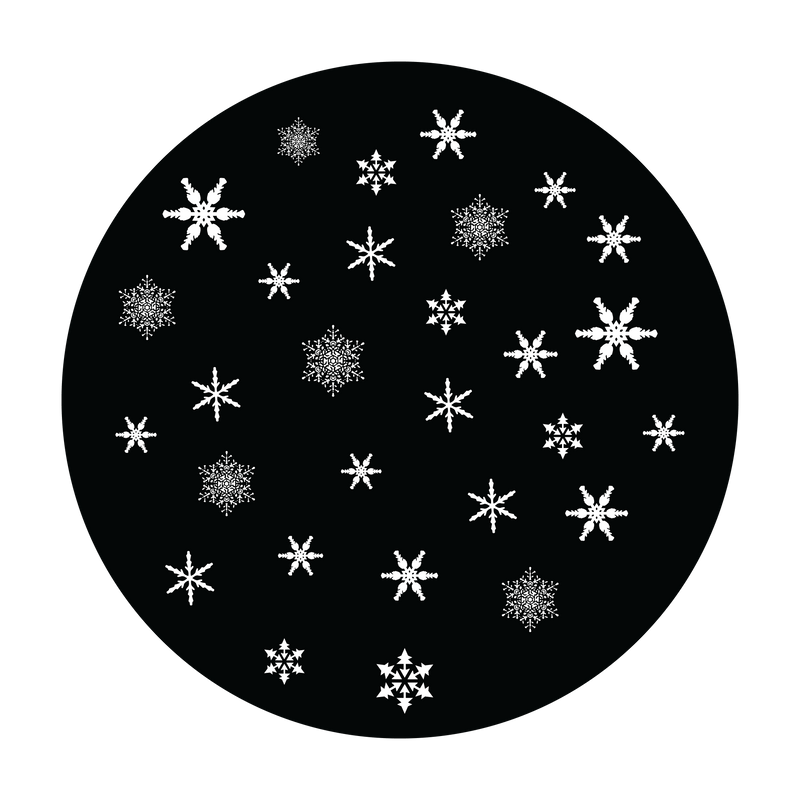 Glass Gobo - Delicate Snowfall
