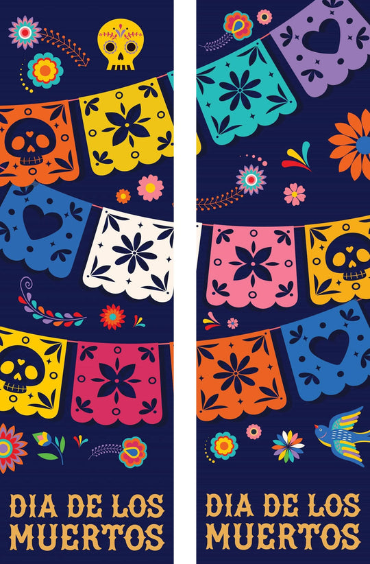 Dia de los Muertos Banners Double Vinyl Banner