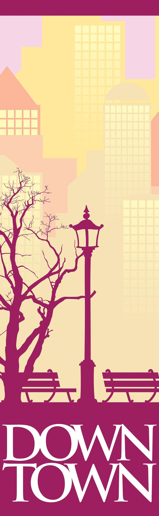 Downtown Single Vinyl Banner