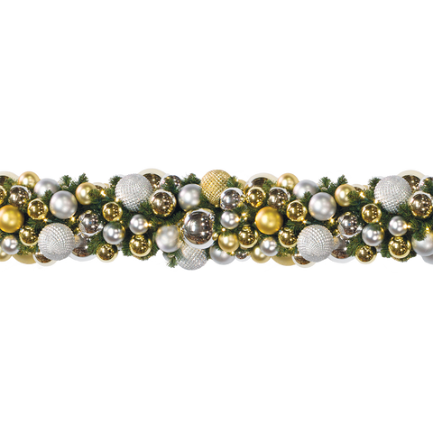 Dekra-Lite 10' Elite Garland w/ Warm White Mini Lights