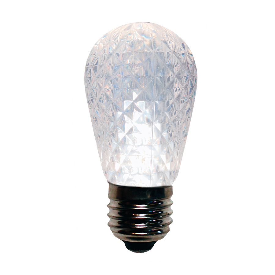 Dekra-Lite Faceted S14 Cool White Bulb