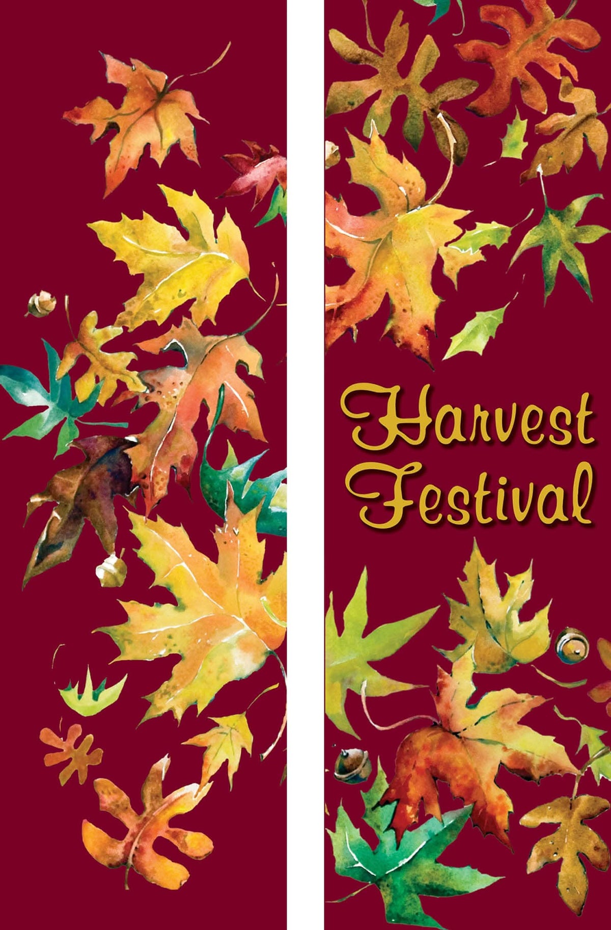 Fall Harvest Double Vinyl Banner Set