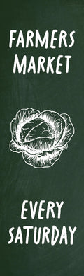 Farmers Market - Cabbage Single Vinyl Banner Dekra-Lite