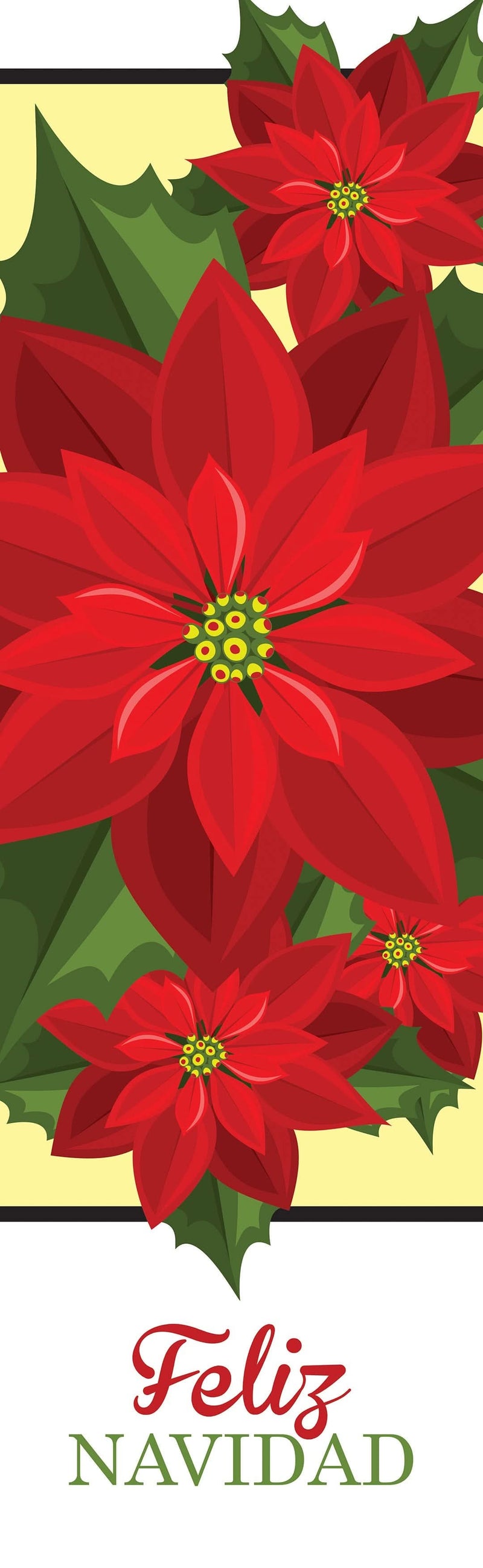 Feliz Navidad Single Vinyl Banner