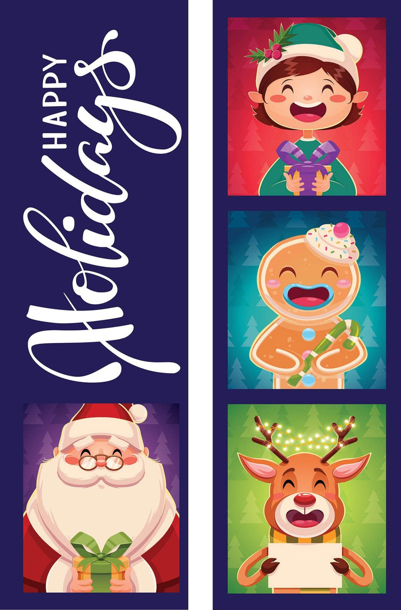 Fun Faces Double Vinyl Banner Set
