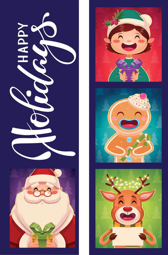 Fun Faces Double Vinyl Banner Set