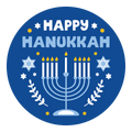 Happy Hanukkah Gobo Dekra-Lite