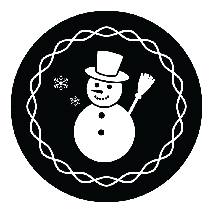 Snowman Gobo
