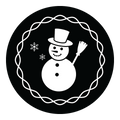 Snowman Gobo Dekra-Lite