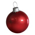 Dekra-Lite Red Giant Fiberglass High Gloss Ornament