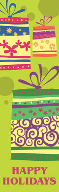 Gift Giving Single Vinyl Banner Dekra-Lite