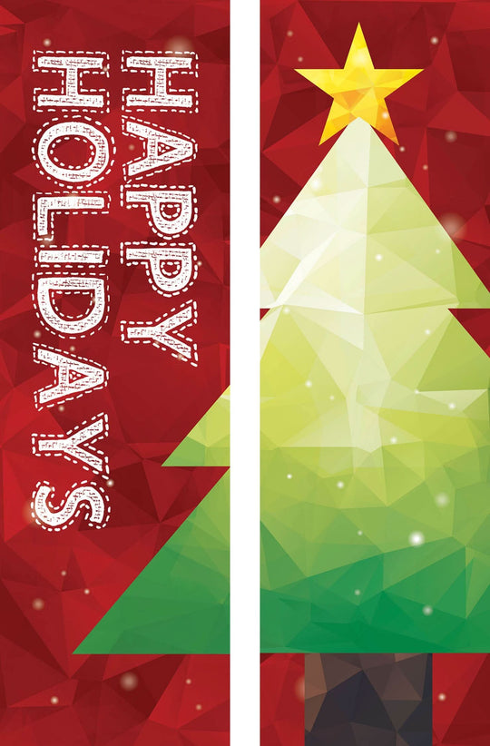 Graphic Tree Double Vinyl Banner Set