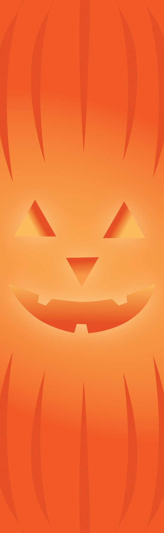 Halloween Pumpkin Single Vinyl Banner