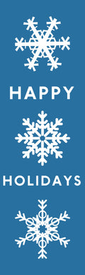 Happy Little Snowflakes Single Vinyl Banner Dekra-Lite