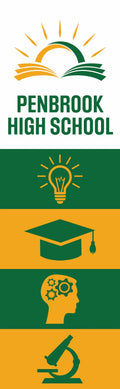 High School Education Single Vinyl Banner Dekra-Lite
