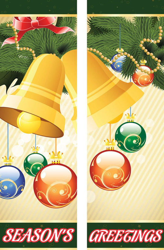 Holiday Bells Double Vinyl Banner Set