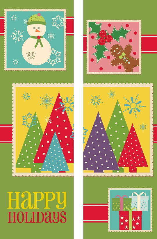 Holiday Stamps Double Vinyl Banner Set