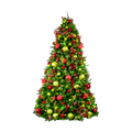 Holly Leaf Holiday Pre-Decorated Trees