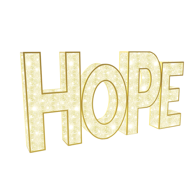 Illuminated Moa Letters - HOPE
