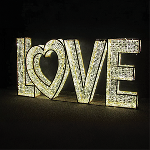 Illuminated Moa Letters - LOVE