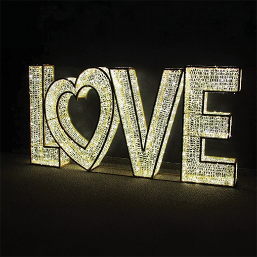 Illuminated Moa Letters - LOVE