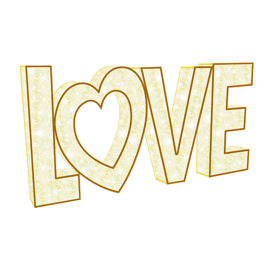 Illuminated Moa Letters - LOVE