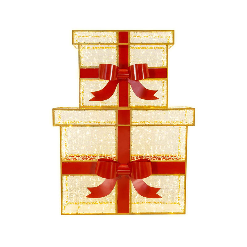 Illuminated Gift Box Stack