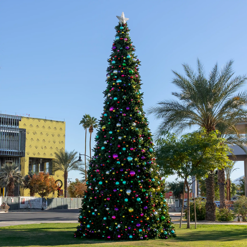 Multicolor Pop Pre-Decorated Trees