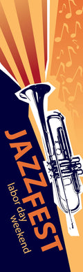 Jazz Fest Single Vinyl Banner Dekra-Lite