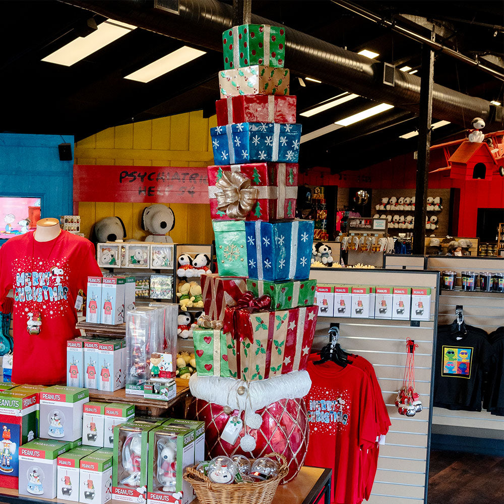 72" Lit Fiberglass Gift Box Stack