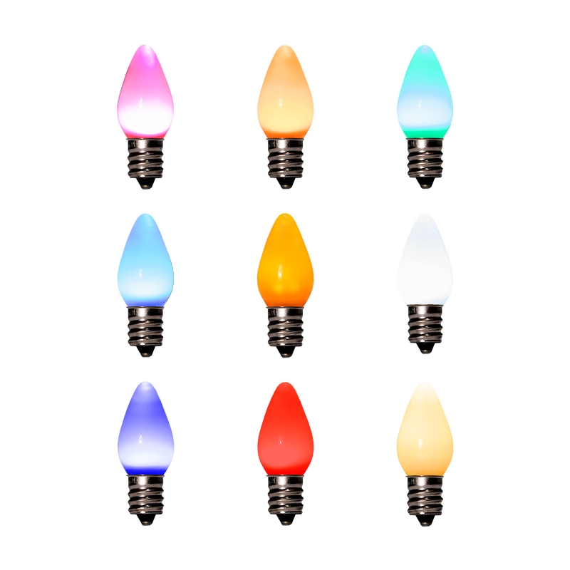 LED C7 Opaque Bulbs