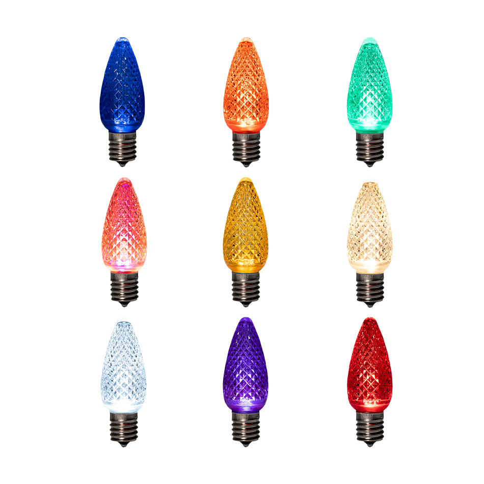 Dekra-Lite C9 Faceted Lights All Colors