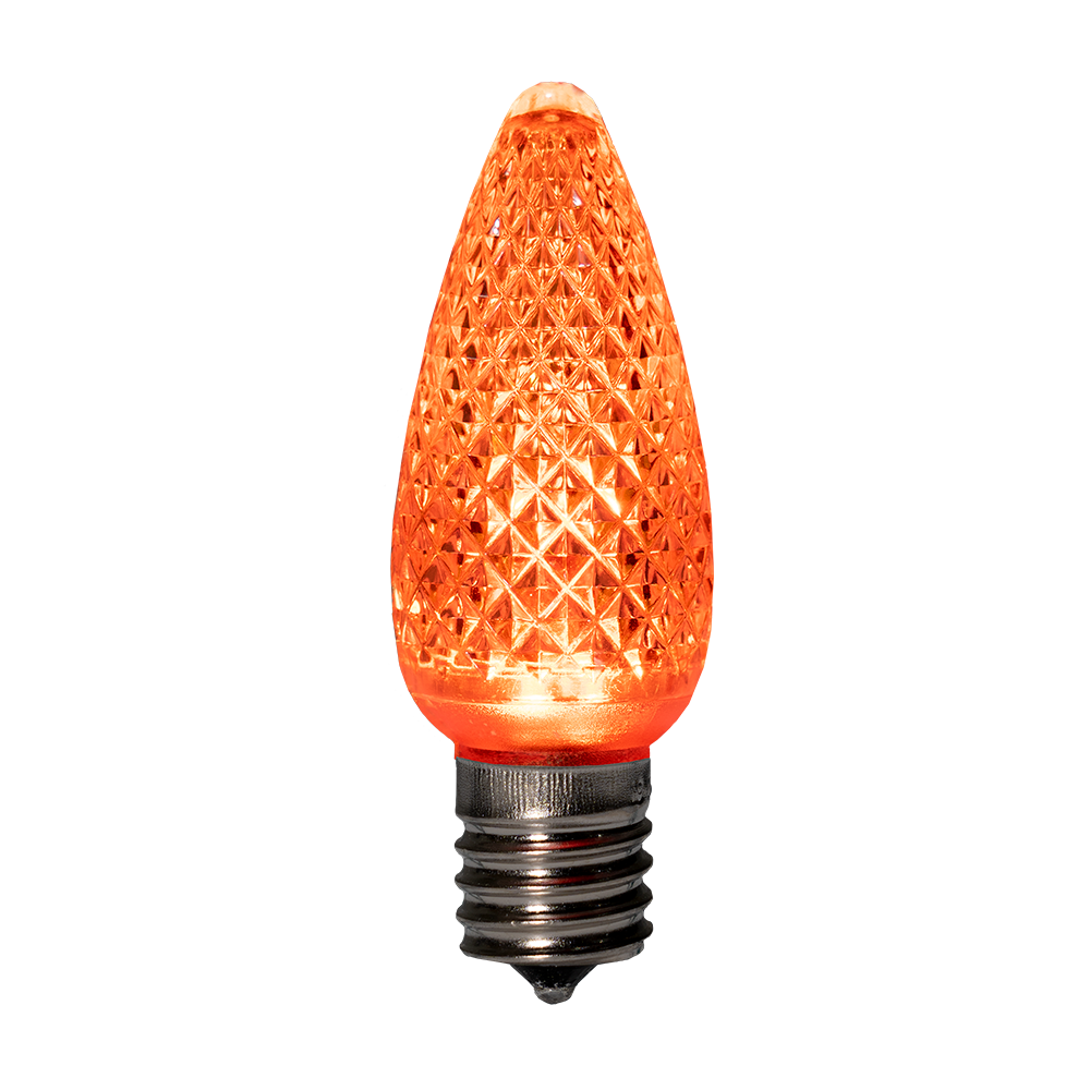 Dekra-Lite C9 Orange Faceted Light