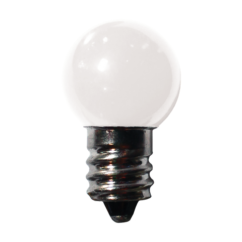 Dekra-Lite LED G20 (E12) Opaque Bulb, Warm White (SMD)