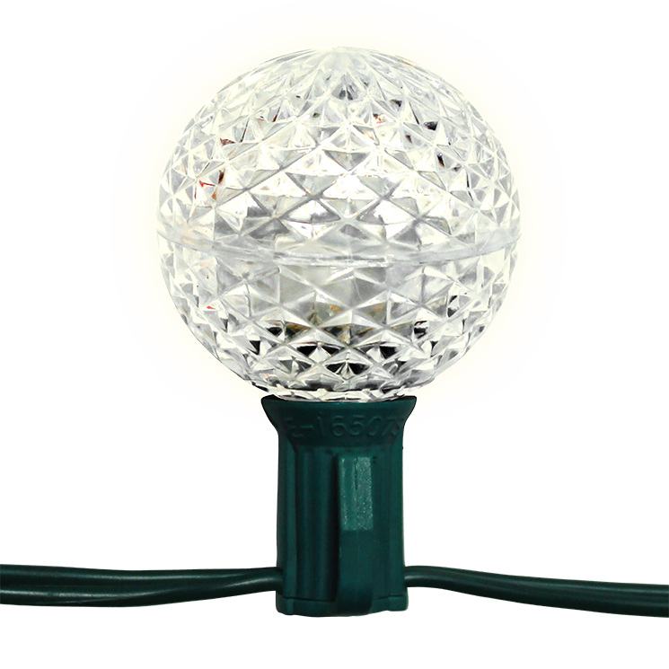 Dekra-Lite G50 (E27) Warm White LED Faceted Bulb Light Strand