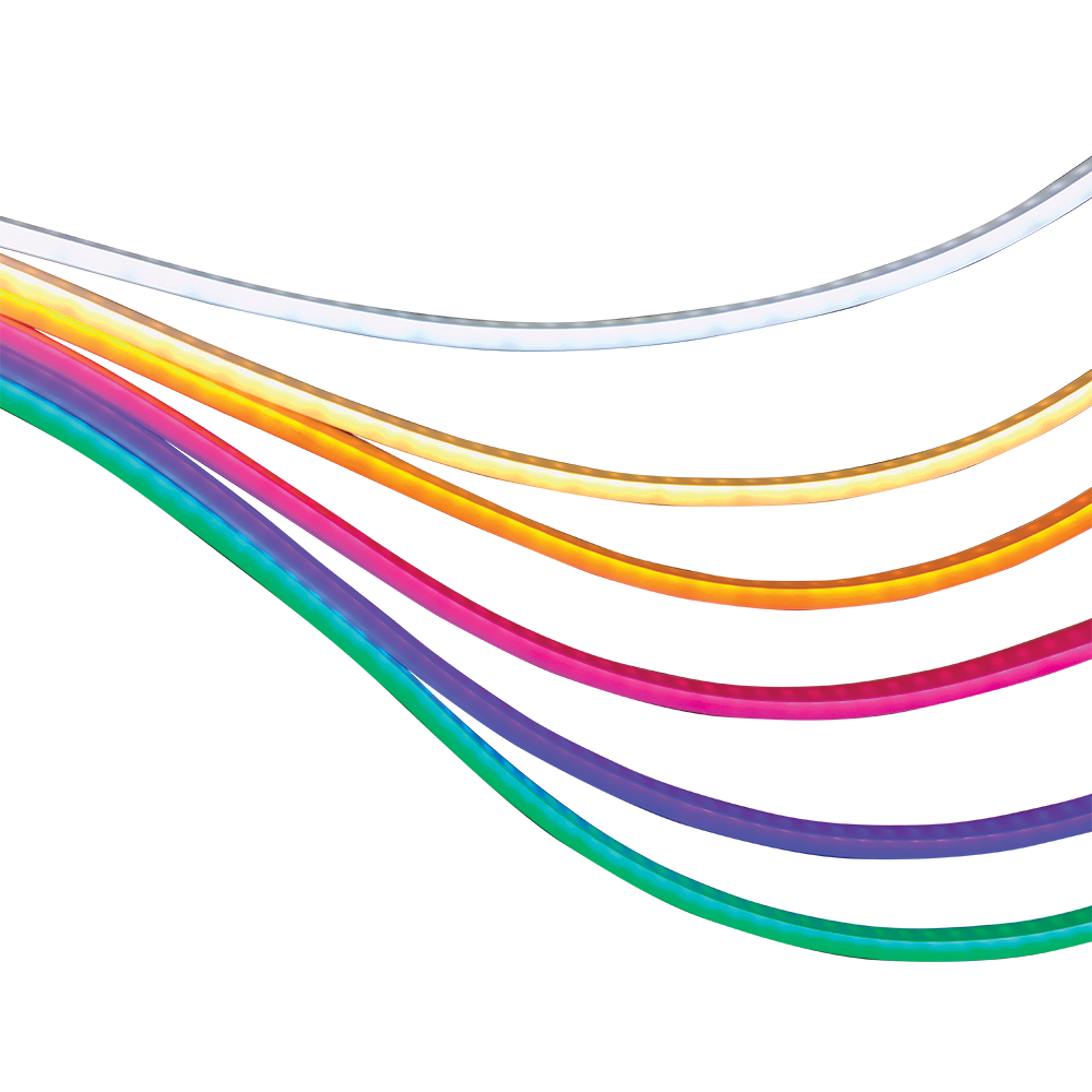 Dekra-Lite Cool White, Warm White, Orange, Pink, Purple, & Green LED Neon Flexible Lighting