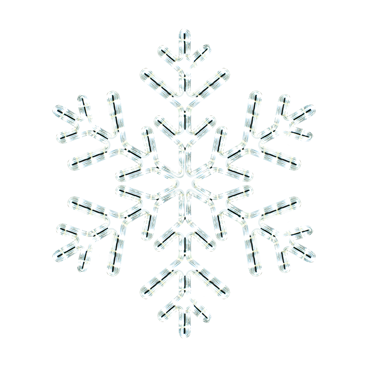 LED Ropelight Arctic Snowflake