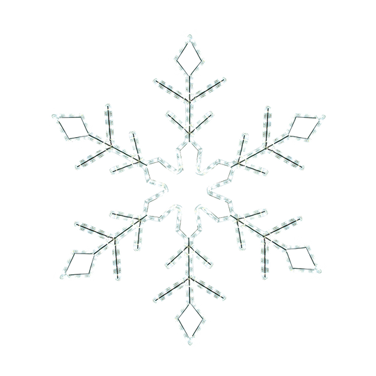 LED Ropelight Branch Snowflake