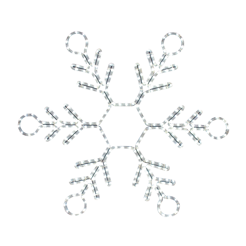 LED Ropelight Bubble Snowflake