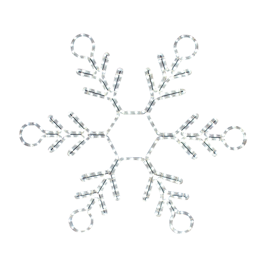 LED Ropelight Bubble Snowflake
