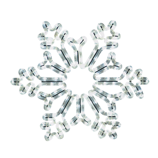 LED Ropelight Crystal Snowflake