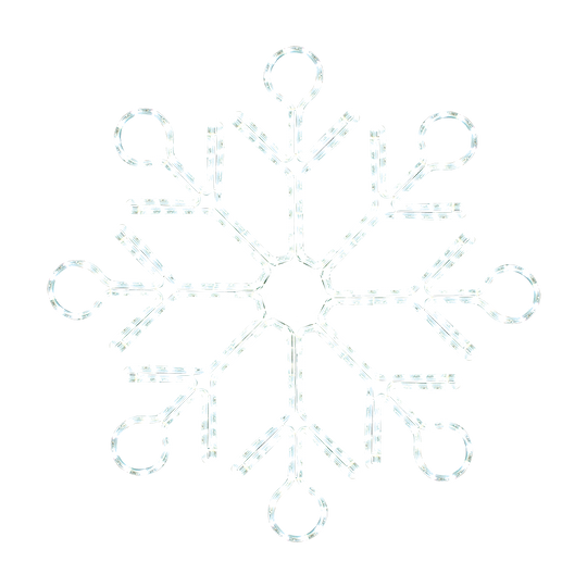 LED Ropelight Ornate Snowflake