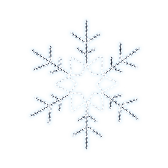 LED Ropelight Star Snowflake