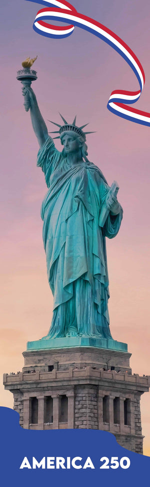 Lady Liberty 250 Single Vinyl Banner