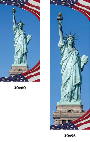 Let Freedom Ring Single Vinyl Banner