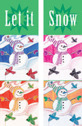 Let It Snow Double Vinyl Banner Set Dekra-Lite